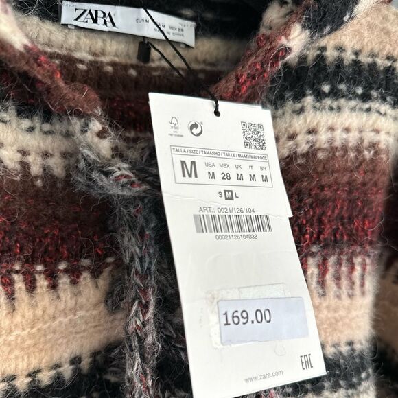 Zara Limited Edition Hooded Sweater New - Picture 3 of 4